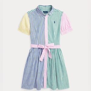 Ralph Lauren Striped Cotton Fun Shirtdress